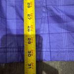 LL BEAN Purple Plaid Jacket Size M Raincoat Slicker Hood Zip Up Classic Quality Size M Photo 13