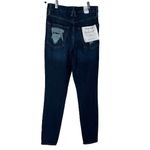 Good American NWT Good Waist Chewed Pocket Jeans Women’s Size 26 Indigo Skinny Photo 5