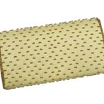 Vintage 80s 90s Gold Yellow Beaded Clutch Shoulder Bag Evening Glam Formal Photo 1