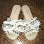 Kelsi Dagger  Brooklyn 7.5 striped bow sandals Photo 0