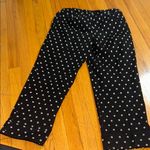 Rafaella  Black and White Polka Dot Capris Photo 5