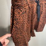 Amazon Essentials Cheetah Terry Fleece Romper Size Small Black Photo 4
