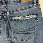 American Eagle  Baggy Denim Jeans Size 2 High Rise Distressed Medium Wash Photo 4