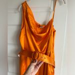 NICHOLAS Vera Silk Jumpsuit in Wallflower Orange Photo 2