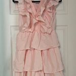 Simply Southern  Light Pink Ruffled Dress Photo 0