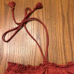 Free People  Beach Don't‎ Kill My Vibe Bronzer Brown Halterneck Bandeau Top XS Photo 7