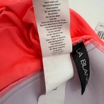 La Blanca  Tankini Top Size 12 NWT Island Goddess Hot Coral Halter Neon Swim Photo 10