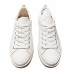 Vionic  Winny Sneakers Size 8 White Leather NIB Comfort Lace Up Classic Normcore Photo 2