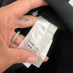 Ganni gray plaid mid-length suiting high waisted skirt 40 L/XL Photo 7