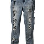 American Eagle  The Dream Jean Mid Rise Jegging Blue Denim Jeans Women's Size 2 Photo 0