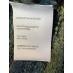 Tribal Women's Striped Knit Sweater Blue Green Black Long Sleeve‎ Size Small Photo 9