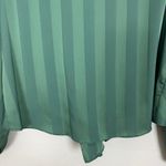 Lush Clothing Lush Balloon Sleeves Tie-Front Striped Green Top XS Photo 9