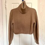Aritzia Babaton Guell Turtleneck Sweater in Dark Sand Brown Photo 3