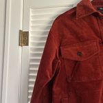 Madewell  Shacket Size XS Rust Mahogany Corduroy Twill Oversized Shirt Jacket Photo 3