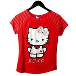 Hello Kitty 2017  XOXO T Shirt Red Small Cartoon Character Double Sided Graphic S Photo 0