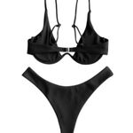 Forever Young Women's  Underwire Bikini Black WIRE Swimsuit Size Med NWT #1769 Photo 1
