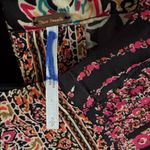 Free People Like New  Stevie Tunic Top / Minidress Black Combo Pattern Small $128 Photo 9