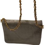 Bebe 🍂 LEONA CROCO Chain Crossbody Bag Evening Bag Party Bag Clutch Purse Photo 2