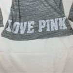 PINK - Victoria's Secret  size XS sequin white Gray Long Sleeve Shirt y2k 90s Photo 5