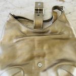 Michael Kors  Hutton Solid Bronze Genuine Leather Hobo Bag Photo 9