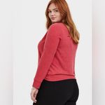 Torrid  Red Heart Brushed Pullover Sweatshirt SIZE 0 Photo 1