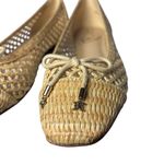 Sam Edelman New May Raffia Flats Natural Woven Ballet Shoes Sz 6 Neutral Bow Photo 6