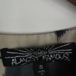 Almost Famous  S Tan Black Sheer Top Photo 2
