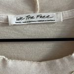 Free People  We the Free Clover Top Oatmeal 100% Cotton Neutral Boho Small Photo 2