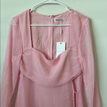 Beginning Boutique  Lucy Baby Pink Long Sleeve Mini Dress Size: 6 Photo 4