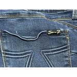 Seven7 Women's Blue Tummyless High Rise Skinny Jeans Size 14 Photo 9