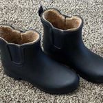 Chooka  Women’s Black Delridge Chelsea Rubber Rain Short Boots Booties Size 7 Photo 0