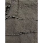 Bryn Walker Black Linen Cowl Neck Short Sleeve Top Womens Small Artsy Lagenlook Photo 6