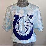 Hanes NFL Indianapolis Colts custom tie died graphic T-shirt Photo 2