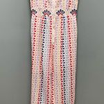 Red Carter  Eyelet Multi Bailey Jumpsuit Photo 4