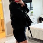 Missguided  Leather Moto Faux Jacket with belt  Photo 1