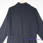 Eloquii New!  black fleece zipped front elastic waist jumpsuit, size 18‎ Photo 8