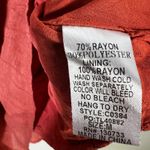 Umgee  Floral Embroidered Bell Sleeve Babydoll Mini Dress Womens M Rust Western Photo 6