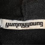 Yummyyoung Women Black Mini Heart Sleeveless minimalist Sweater Hoodie Vest|SZ:L Size L Photo 12