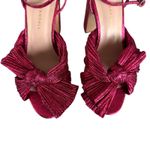Loeffler Randall Natalia Bow Platform Sandals Heels Fuscia Pink Size 6 Photo 8
