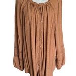 Torrid Boho Swis Dotted Rayon Blend Long Billowy Sleeves Blouse. Size 4 Photo 0