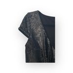 Dress the Population new 𖦹 Jaleah Sequin Surplice Cap Sleeve MIDI Dress 𖦹 Black Photo 4