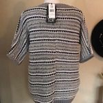 Chaser NWT Fringe Knit Short Sleeve Sweater Photo 3