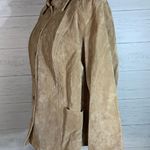 Coldwater Creek tan suede leather jacket womens size 1X Photo 1