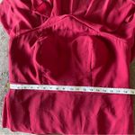 Azazie Burnt Brick Red Ruffle Halter Top Maxi Bridesmaid Gown 16 Photo 6