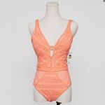Becca by Rebecca Crochet One Piece Swimsuit Nectar Photo 1
