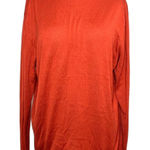 Dolce & Gabbana  Orange Knit Turtleneck Sweater Lightweight Long Sleeve Luxe Photo 0