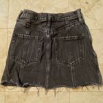 Abercrombie & Fitch High Waisted Black Denim Skirt Photo 2