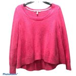 Victoria's Secret Victoria’s Secret Neon Pink Wool Blend Fuzzy Scoopneck Pullover Sweater Small Photo 3