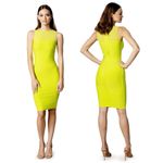 Dress the Population  Aitana Dress Yellow Chartreuse
Mesh Mini Bodycon Bandage M Photo 1