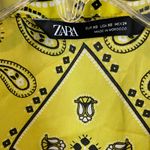 ZARA Bandana Paisley Printed Twist Tie Front Blouse size XS Photo 4